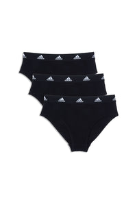 Adidas Damen-Slip mit Logo-Bund 3er Pack