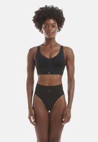 Adidas Damen-Tanga mit Label-Print