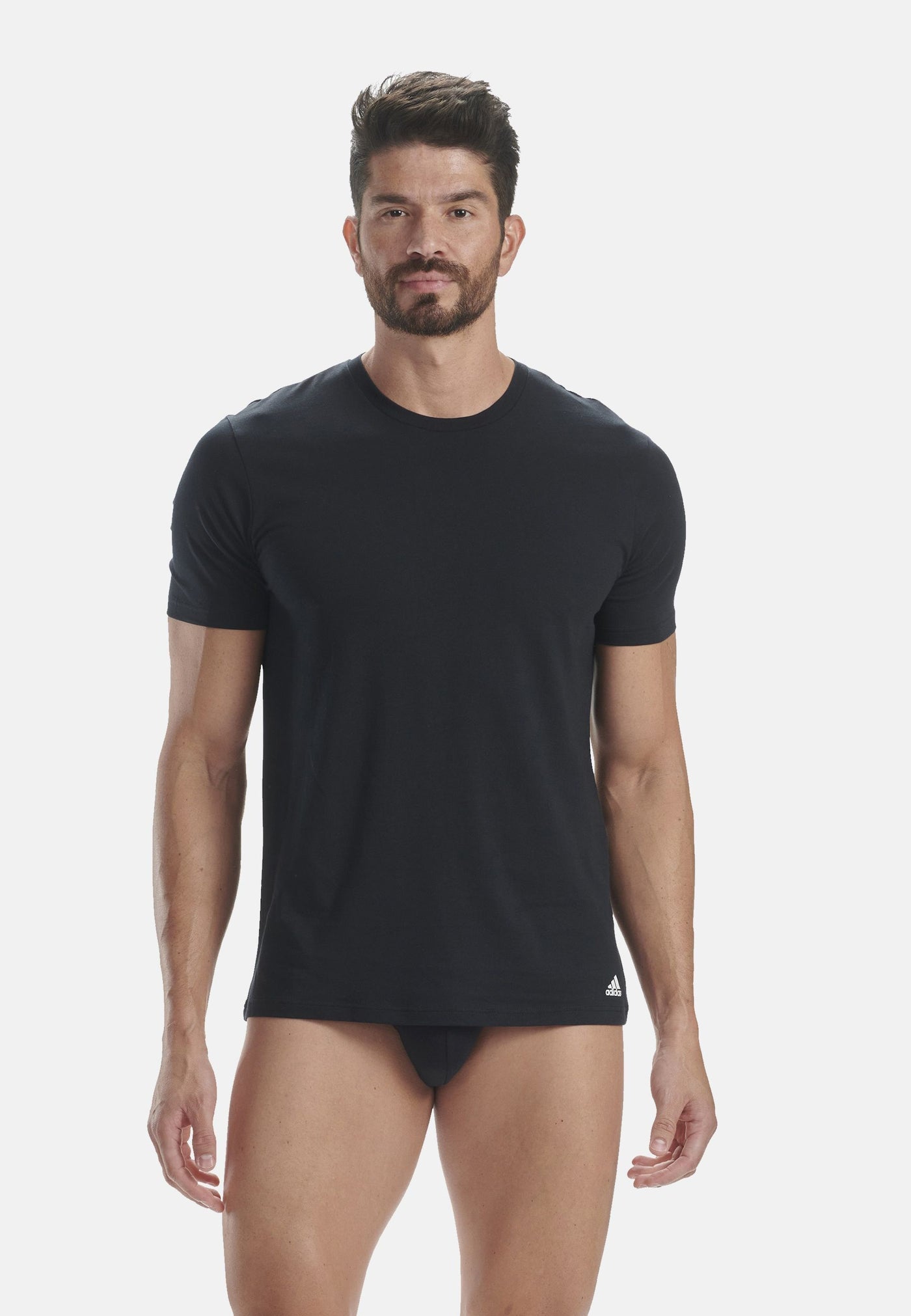 Adidas Kurzarmshirt mit Rundhalsausschnitt 2er Pack