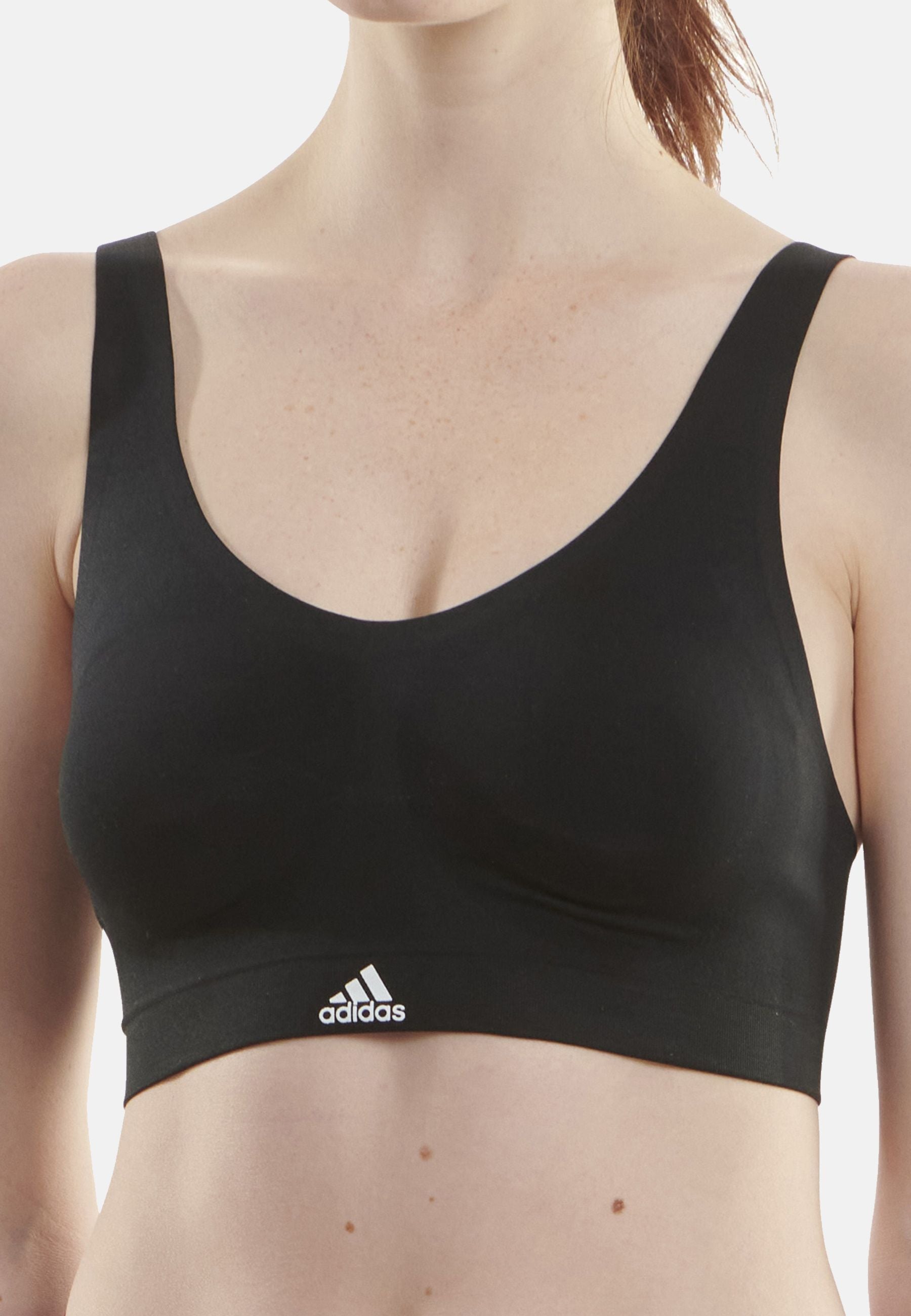 Adidas NAKED 2PLY BRA Damen-Bustier mit herausnehmbaren Pads