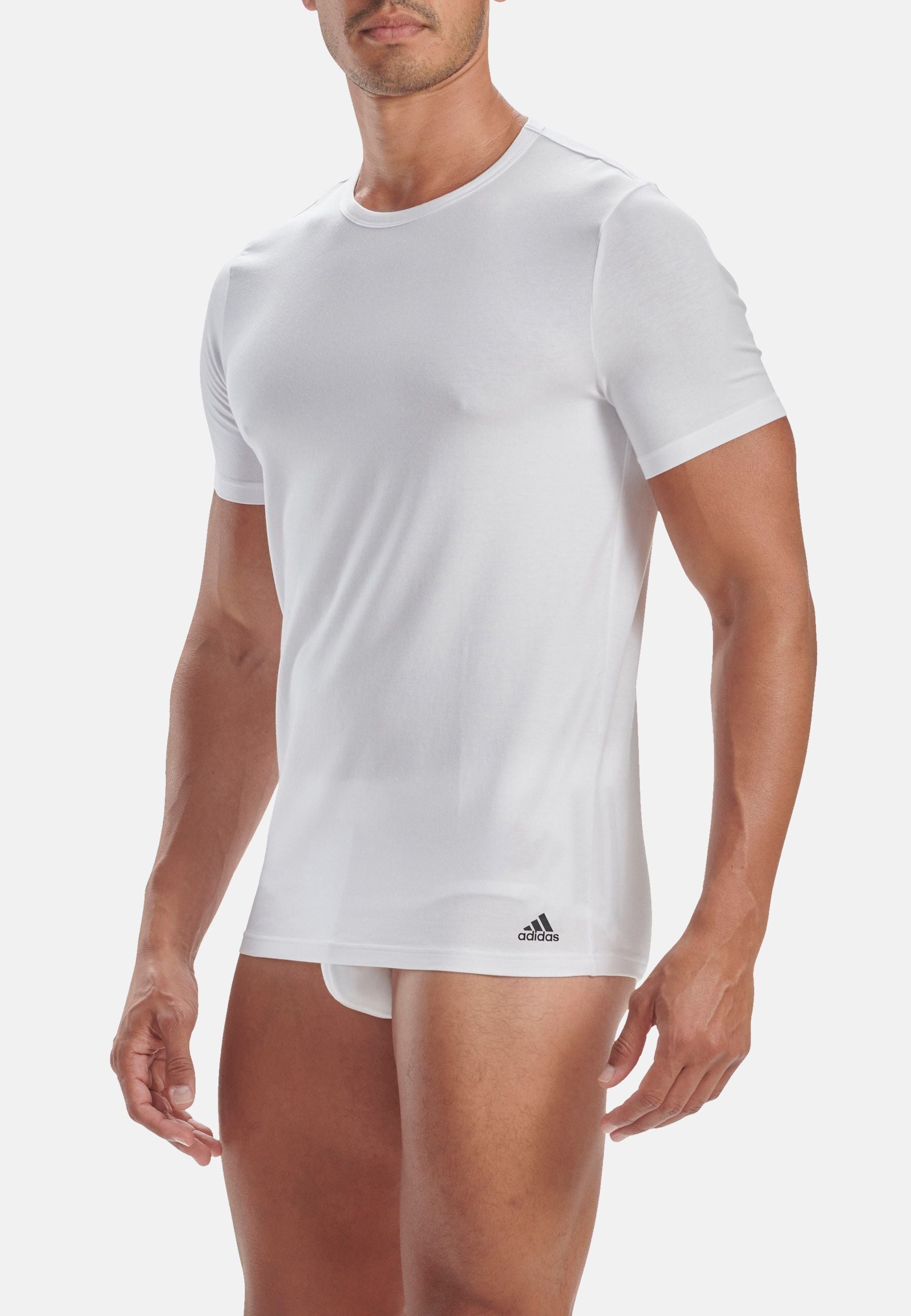 Adidas Kurzarmshirt mit Rundhalsausschnitt 2er Pack