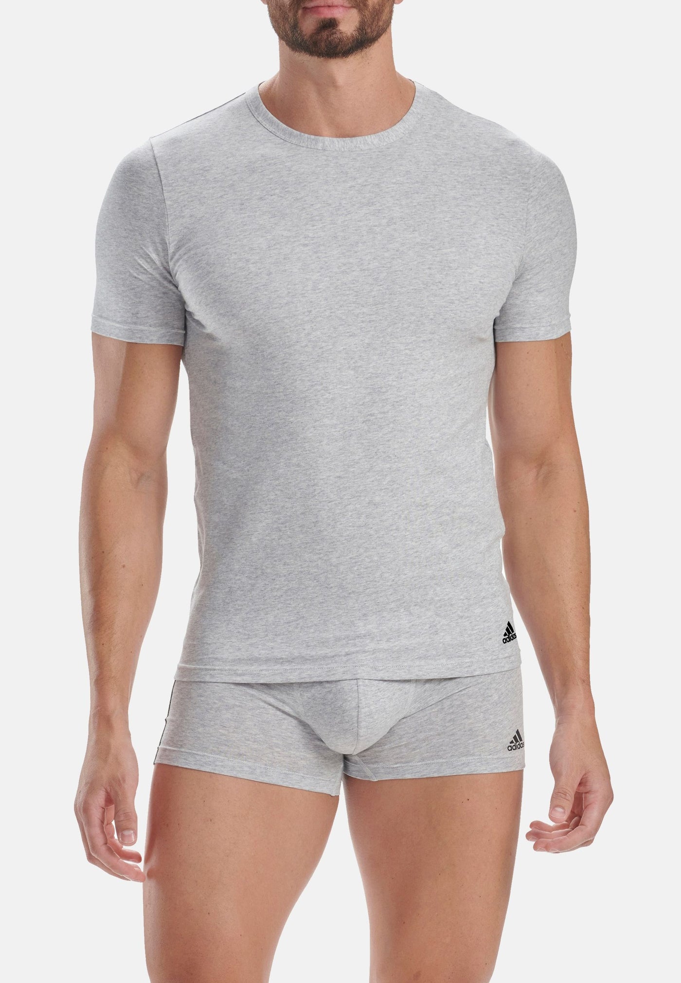 Adidas Kurzarmshirt mit Rundhalsausschnitt 2er Pack
