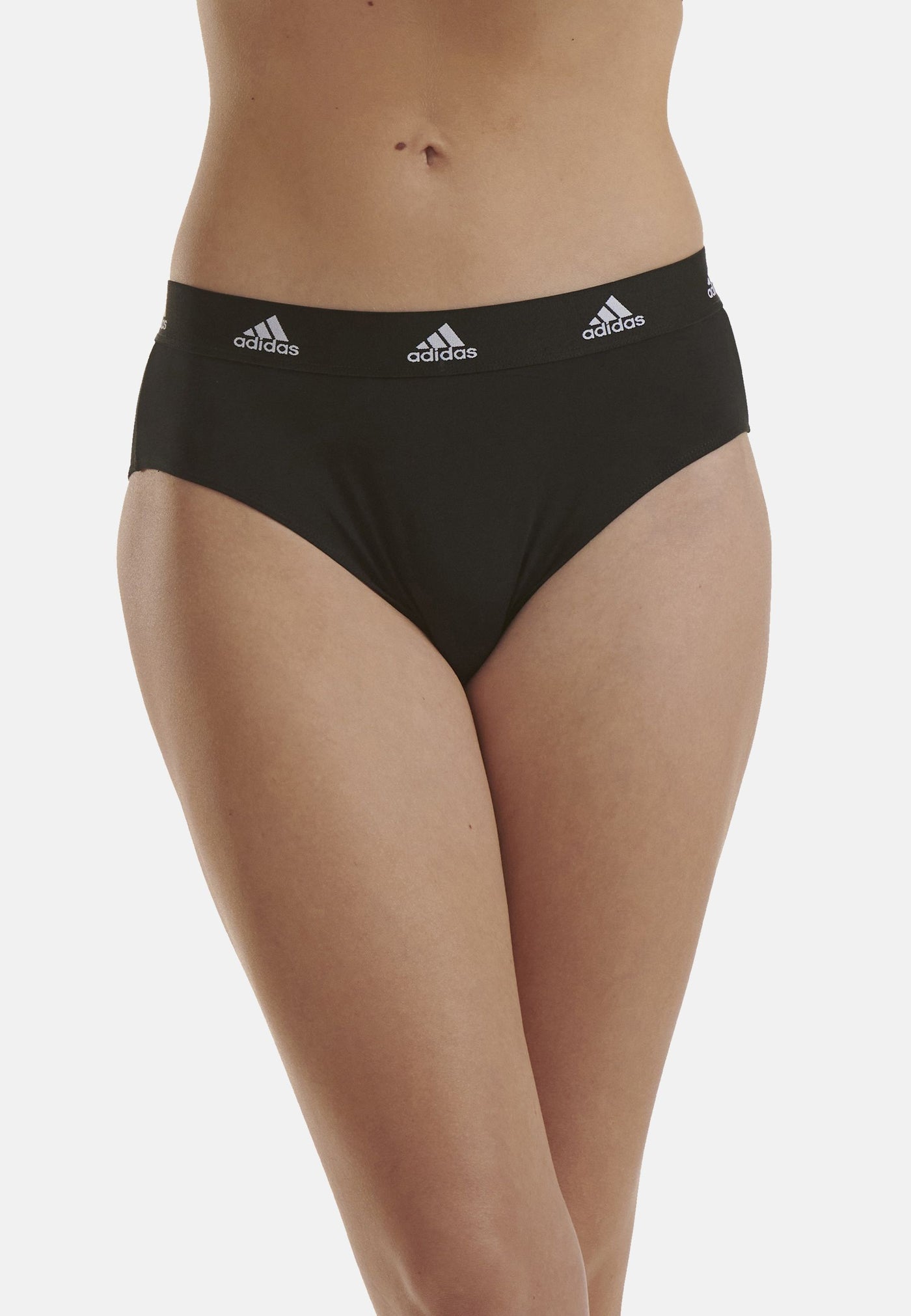 Adidas Damen-Slip mit Logo-Bund