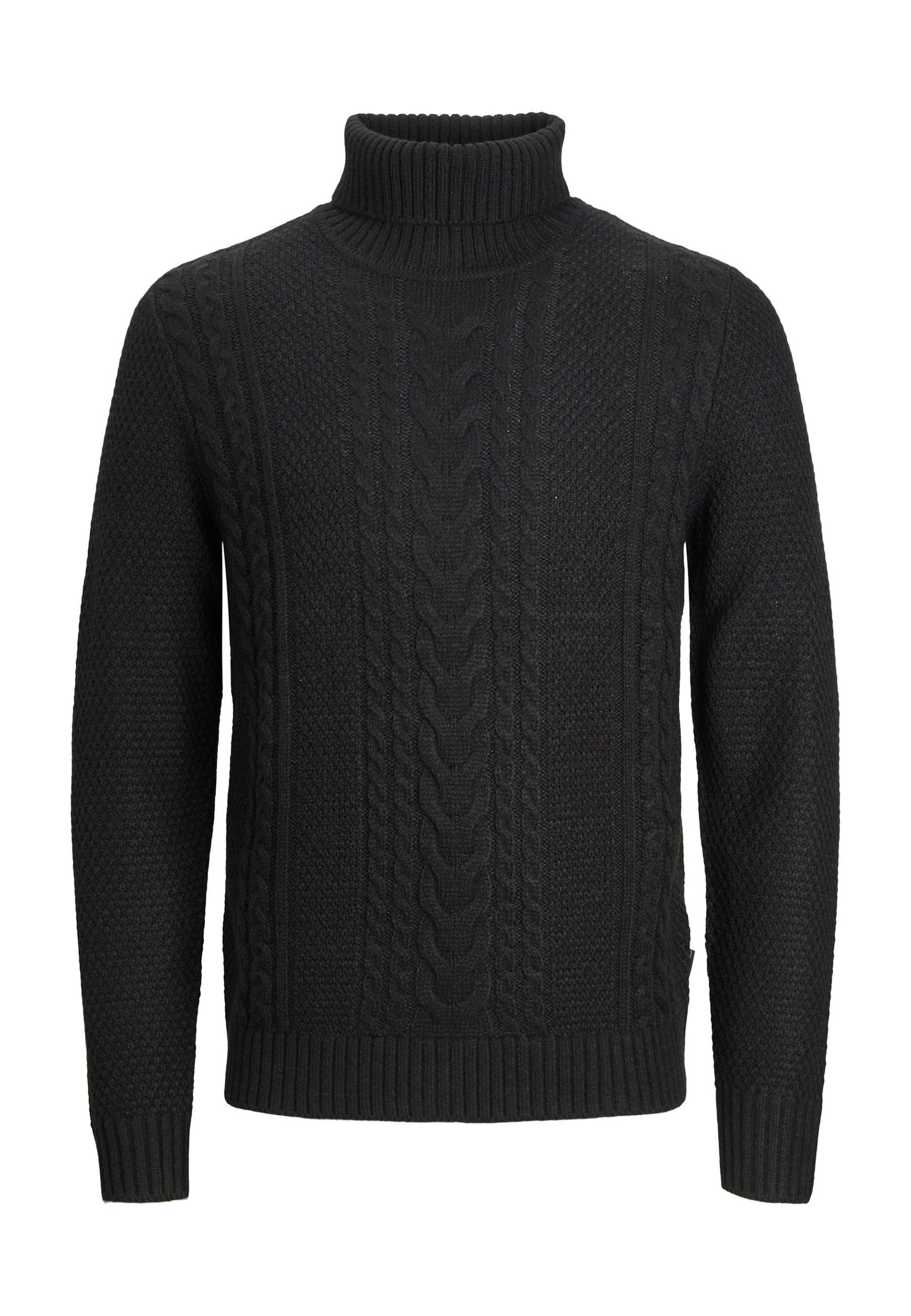 Jack & Jones Craig mit Rollkragen und Zopfmuster