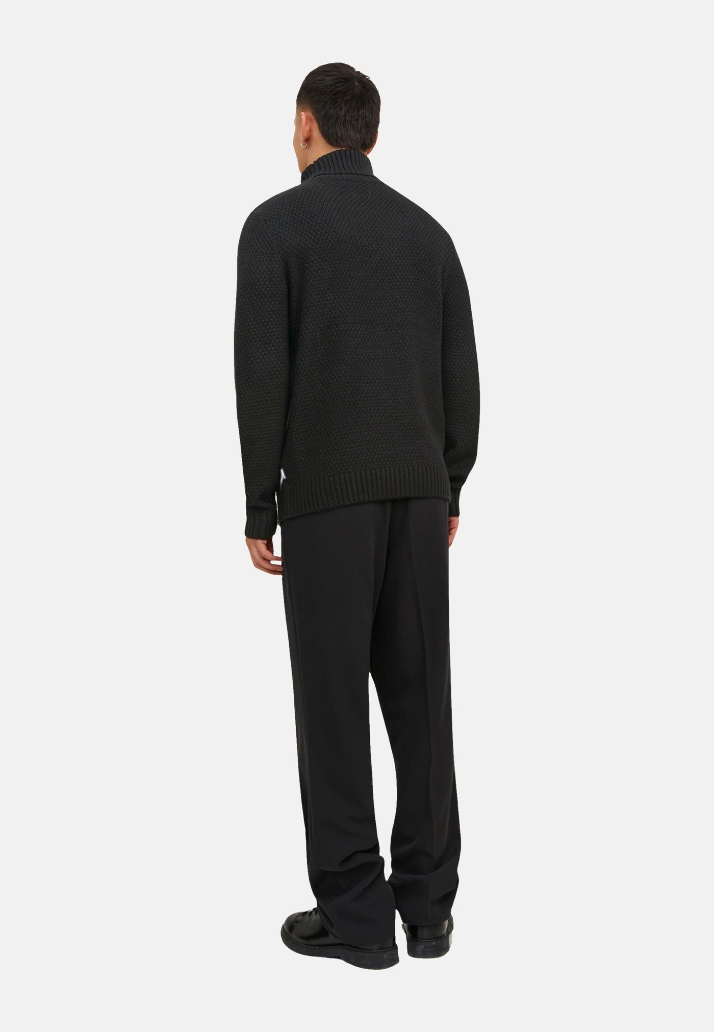 Jack & Jones Craig mit Rollkragen und Zopfmuster