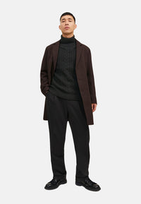 Jack & Jones Craig mit Rollkragen und Zopfmuster