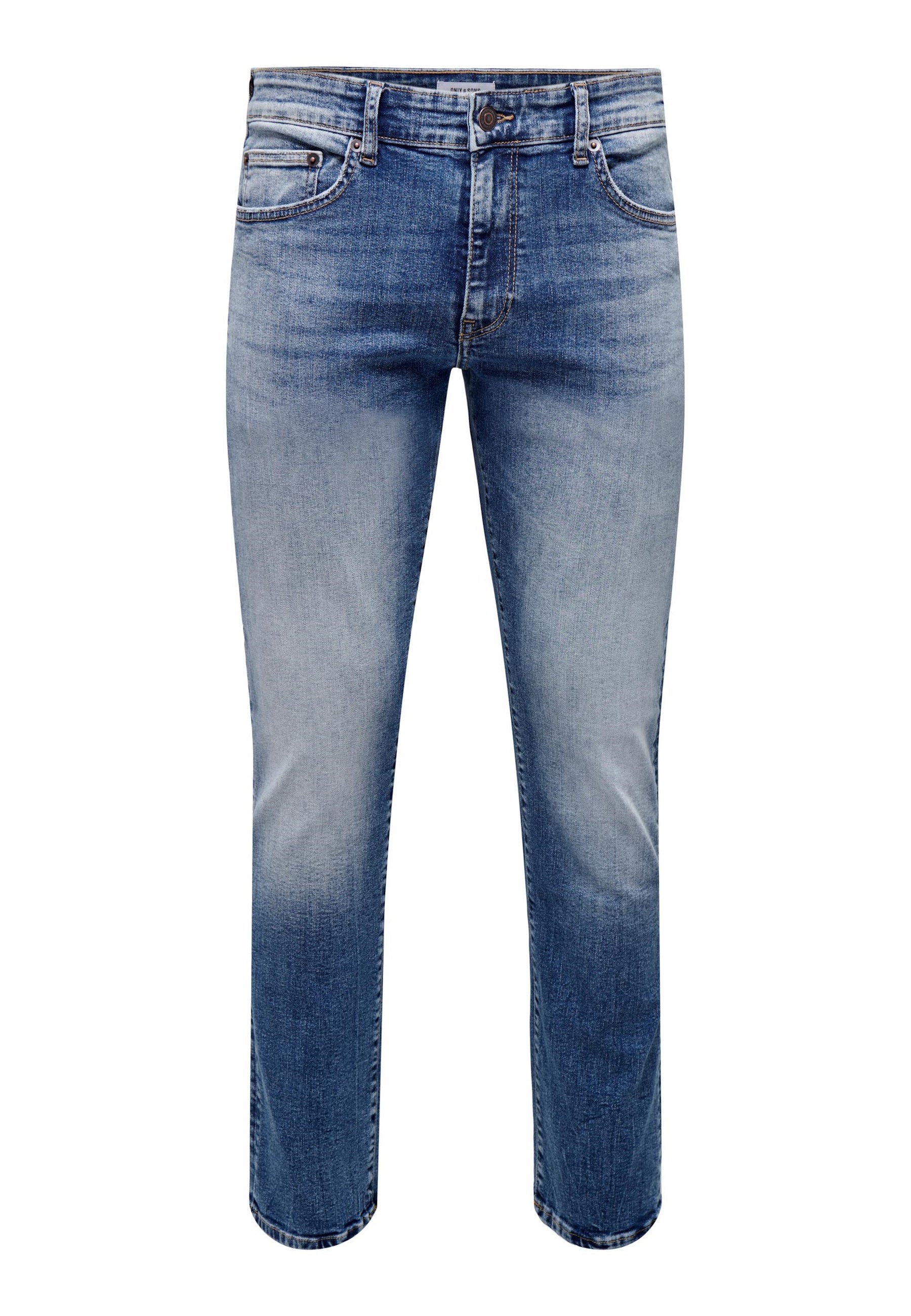 Only & Sons Slim Fit Jeans im 5-Pocket-Style