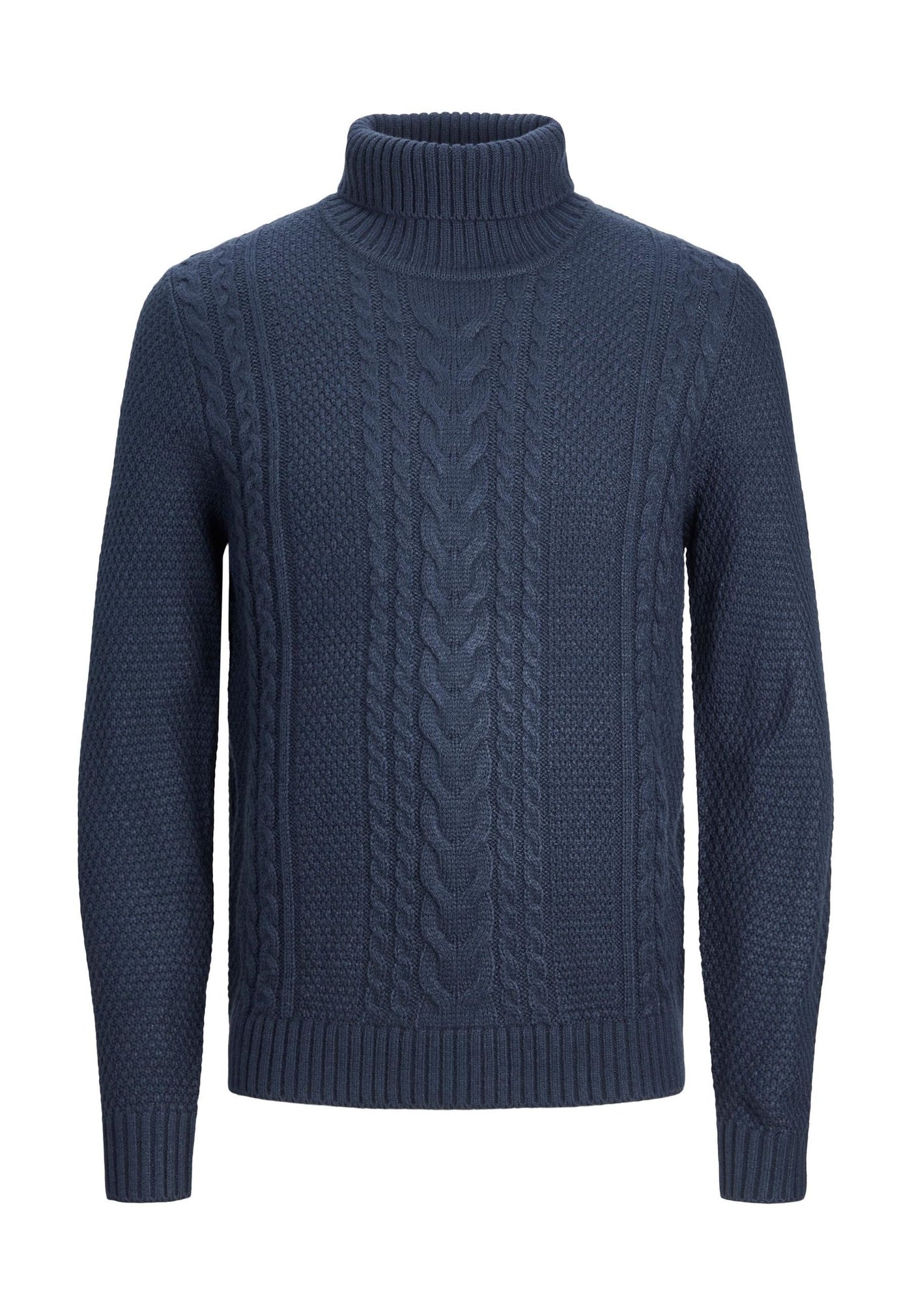 Jack & Jones Craig mit Rollkragen und Zopfmuster