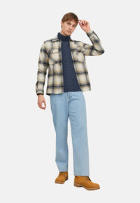Jack & Jones Craig mit Rollkragen und Zopfmuster