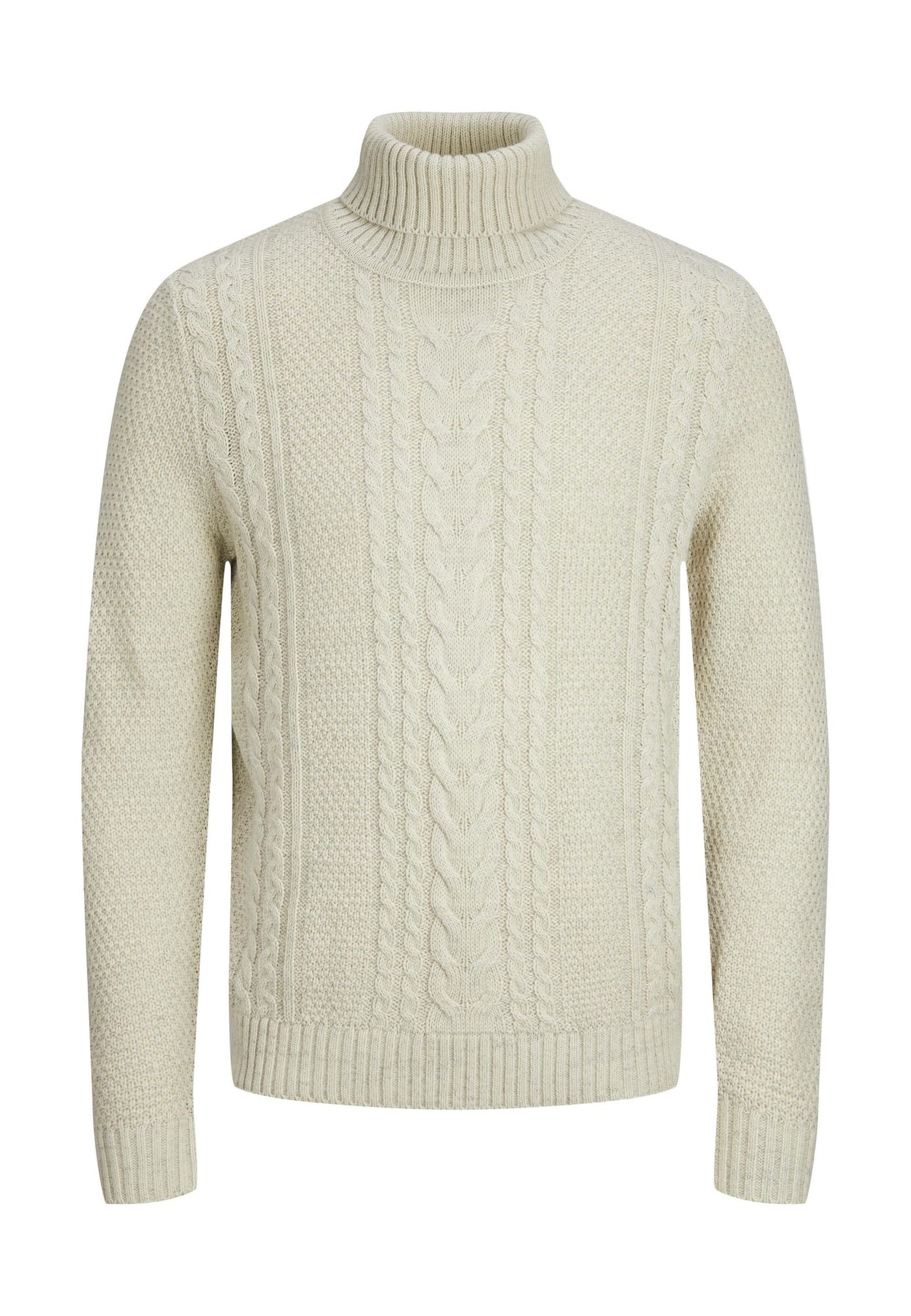 Jack & Jones Craig mit Rollkragen und Zopfmuster