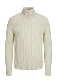 Jack & Jones Craig mit Rollkragen und Zopfmuster