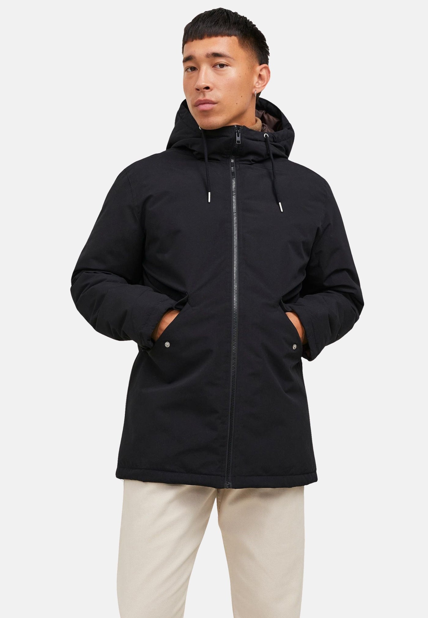 Jack & Jones Loop lange wasserabweisende Jacke