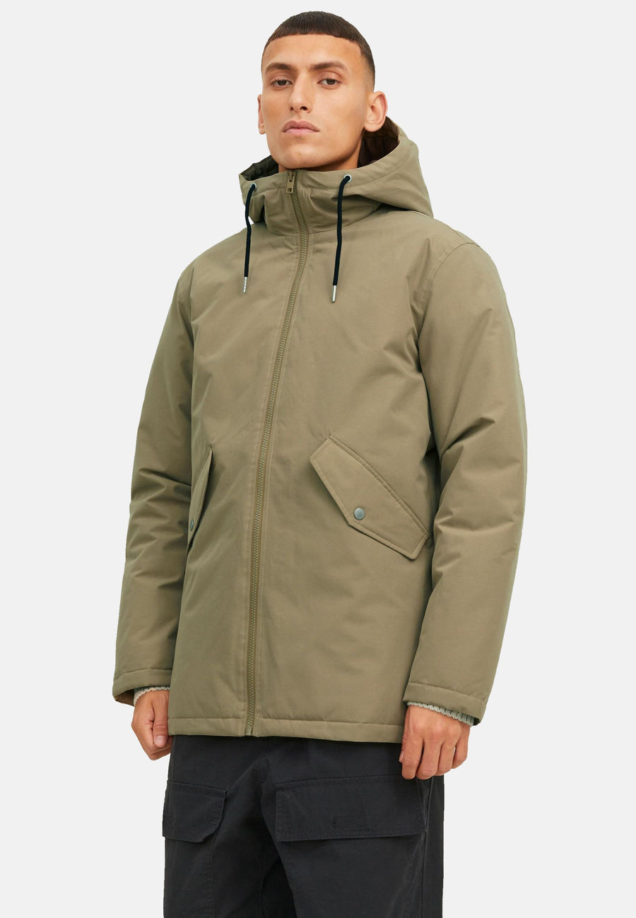 Jack & Jones Loop lange wasserabweisende Jacke