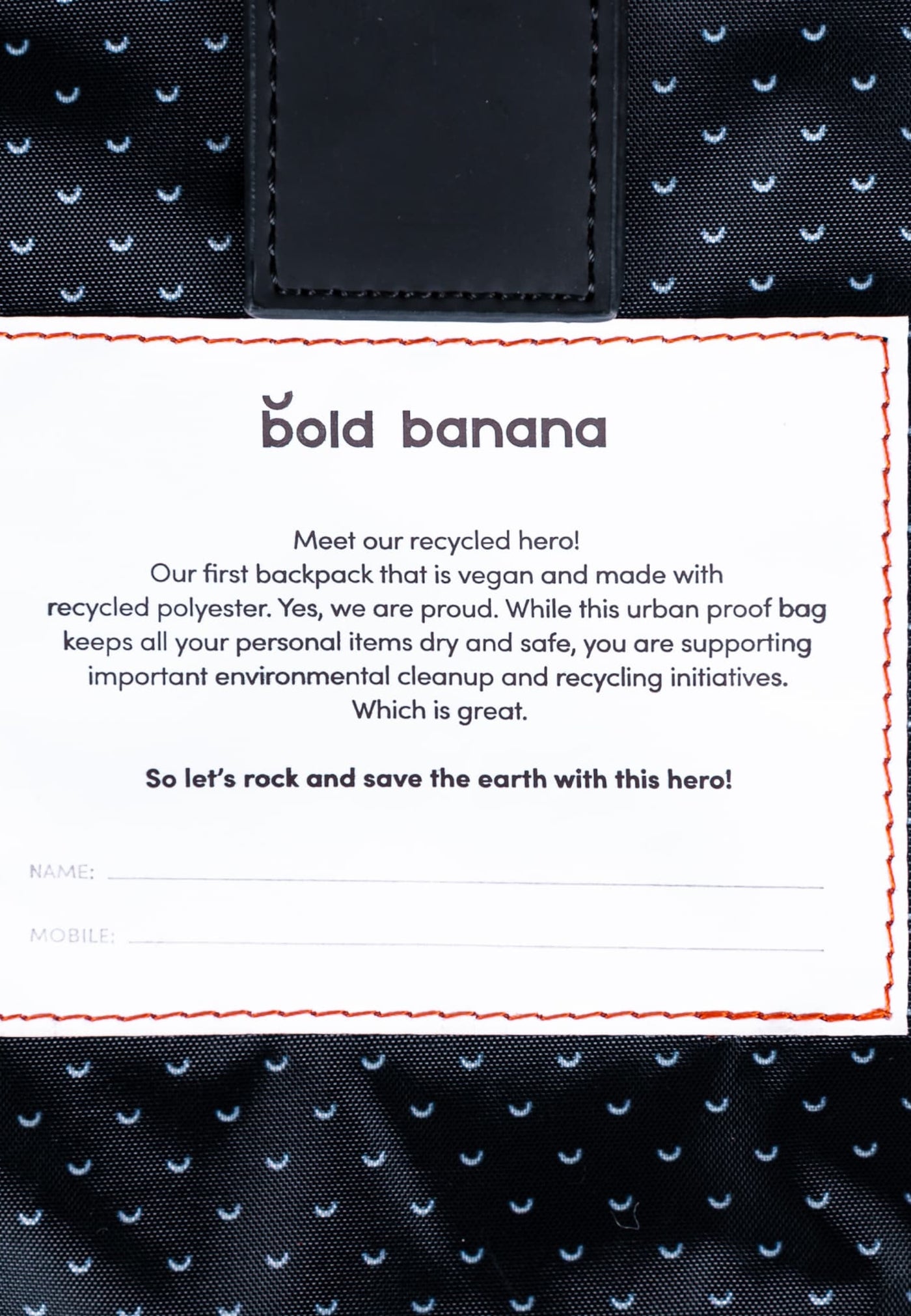 Bold Banana Re-Envelope 15L Backback