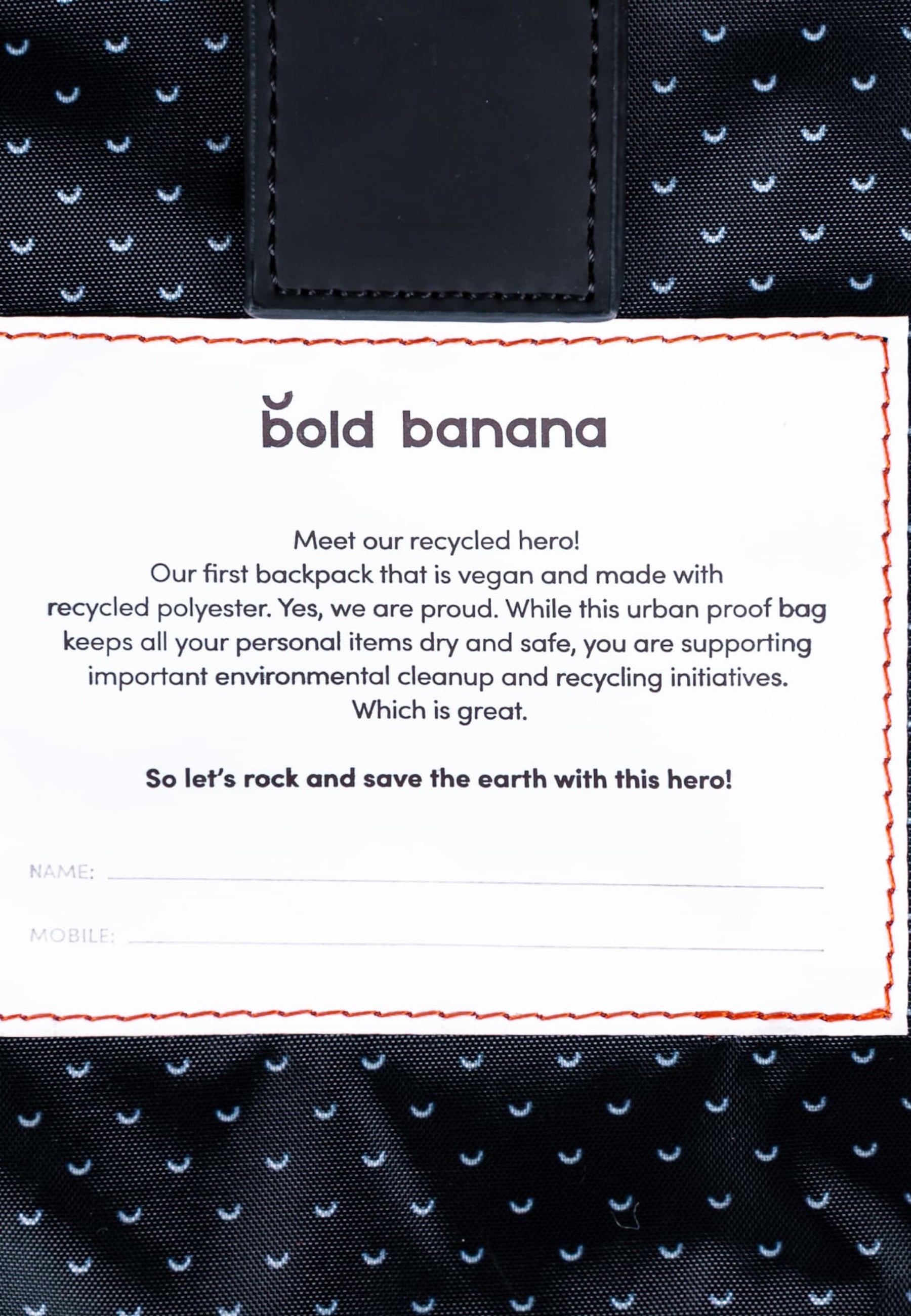 Bold Banana Re-Envelope 15L Backback