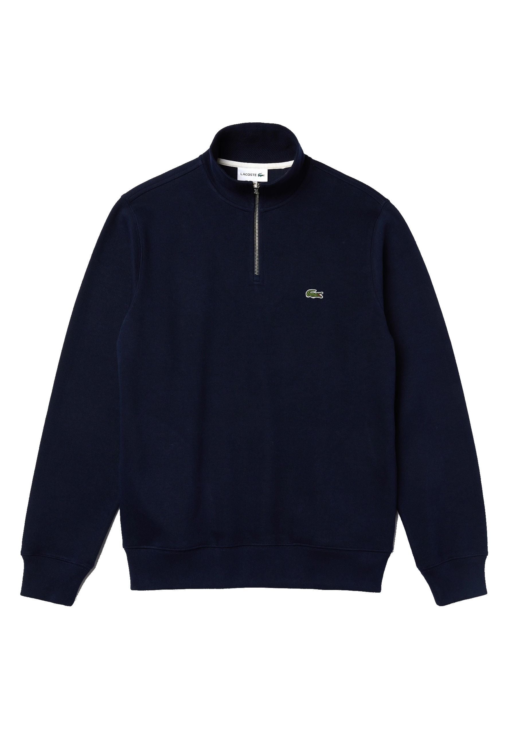 Lacoste Sweatshirt mit Stehkragen und Reißverschluss