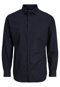 Jack & Jones PARKER Slimfit Langarmhemd mit Kent-Kragen