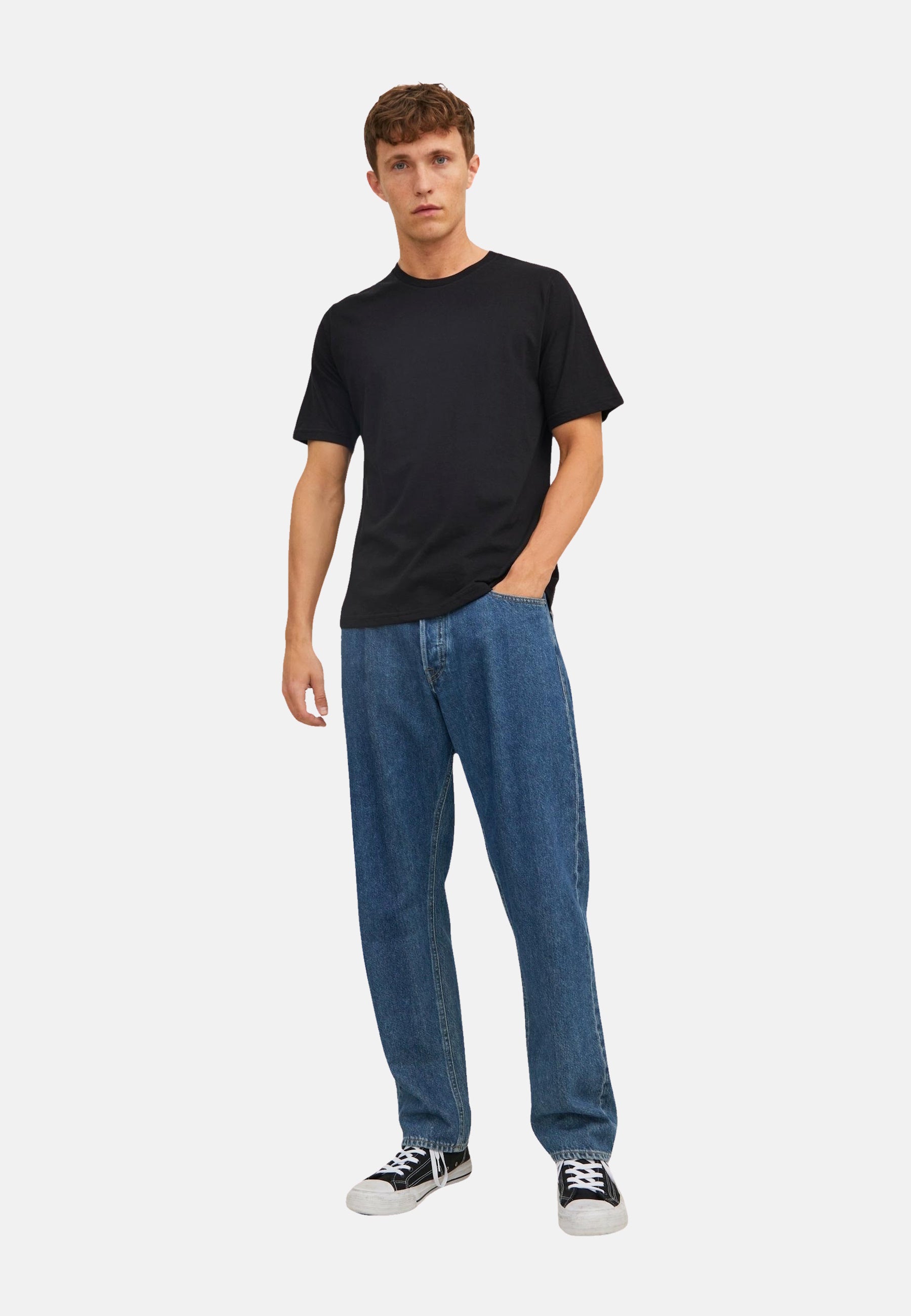 Jack & Jones UNDER Kurzarmshirt mit Rundhalsausschnitt 3er Pack