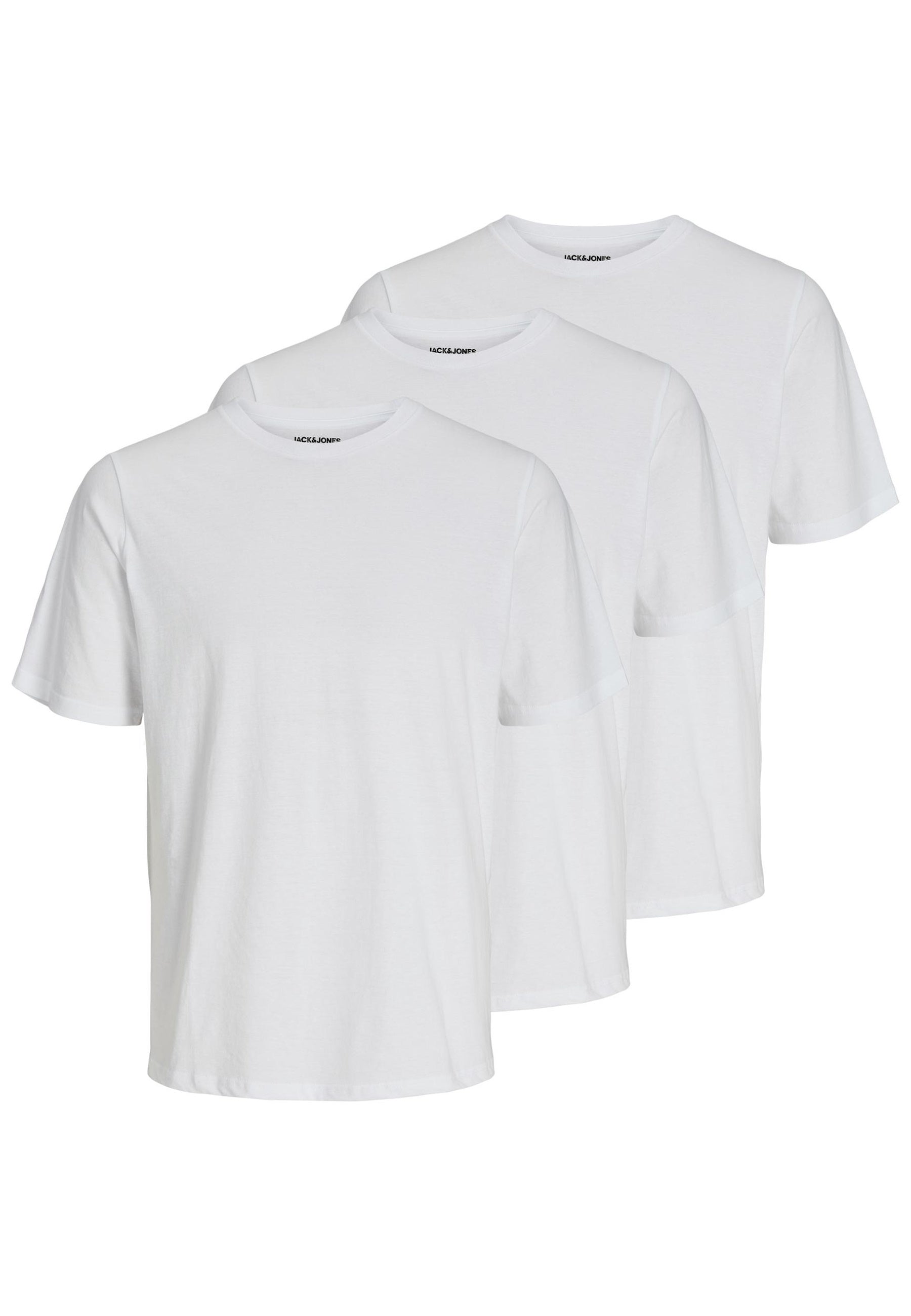 Jack & Jones UNDER Kurzarmshirt mit Rundhalsausschnitt 3er Pack