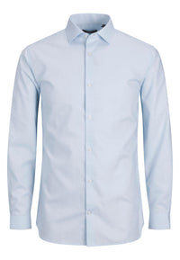 Jack & Jones PARKER Slimfit Langarmhemd mit Kent-Kragen