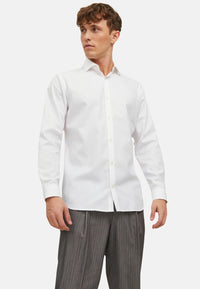 Jack & Jones PARKER Slimfit Langarmhemd mit Kent-Kragen