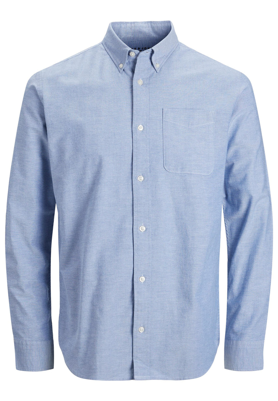 Jack & Jones BROOK Slimfit Langarmhemd mit Button-Down-Kragen