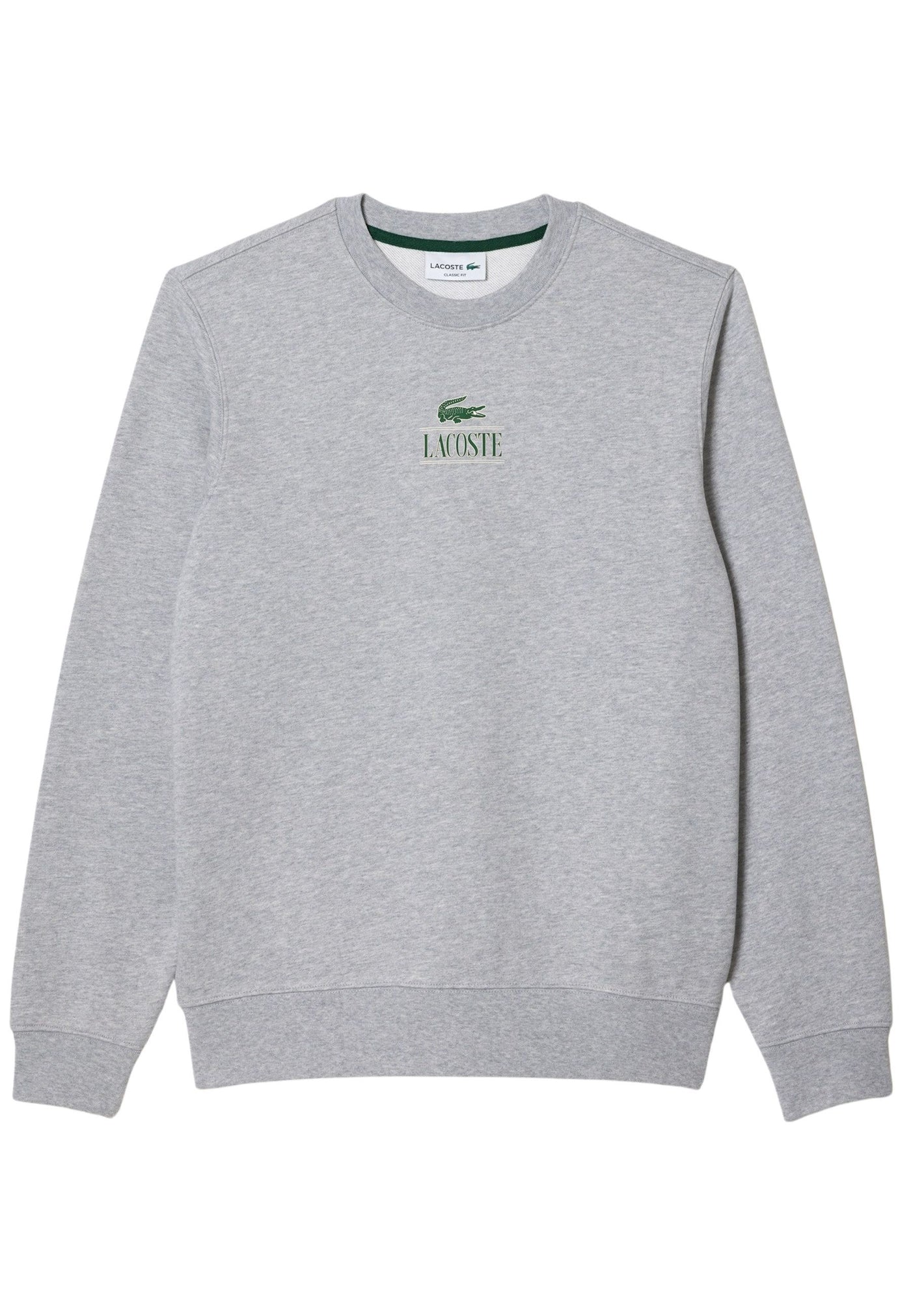 Lacoste Pullover mit Rippbündchen und Logo