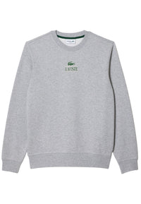 Lacoste Pullover mit Rippbündchen und Logo