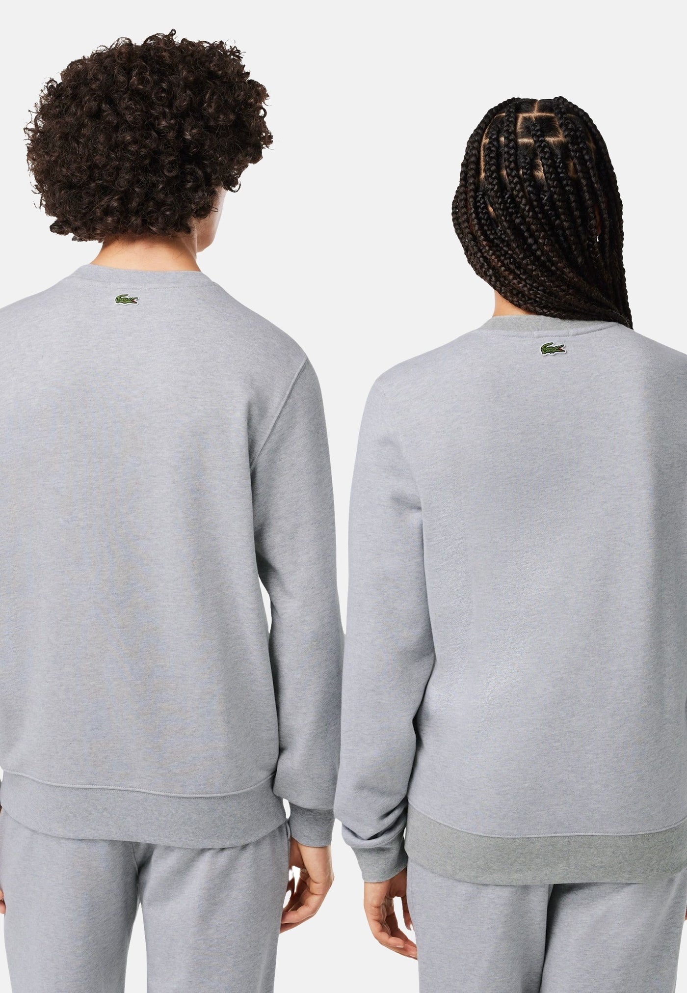 Lacoste Pullover mit Rippbündchen und Logo