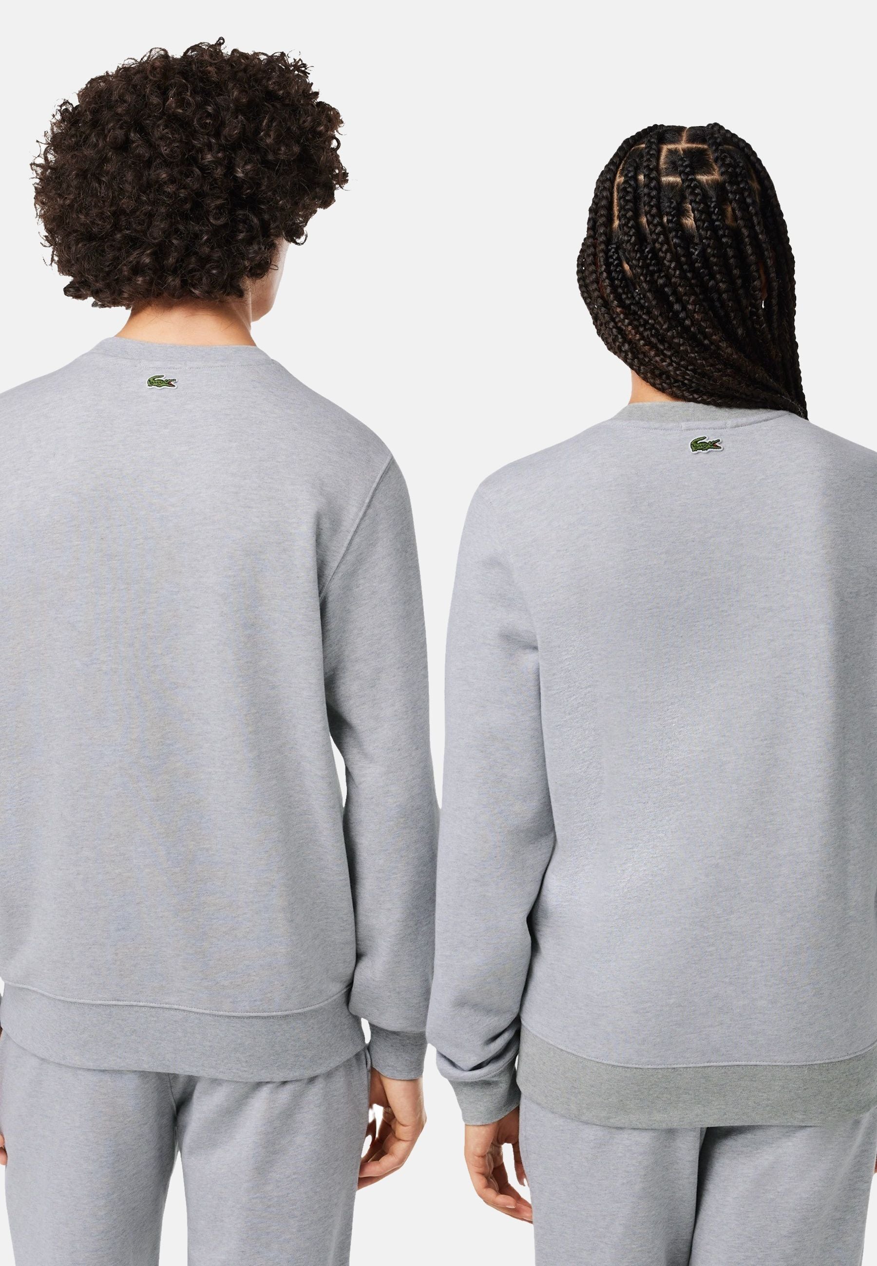 Lacoste Pullover mit Rippbündchen und Logo