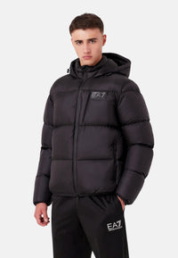 EA7 Emporio Armani Steppjacke aus irisierendem Funktionsgewebe