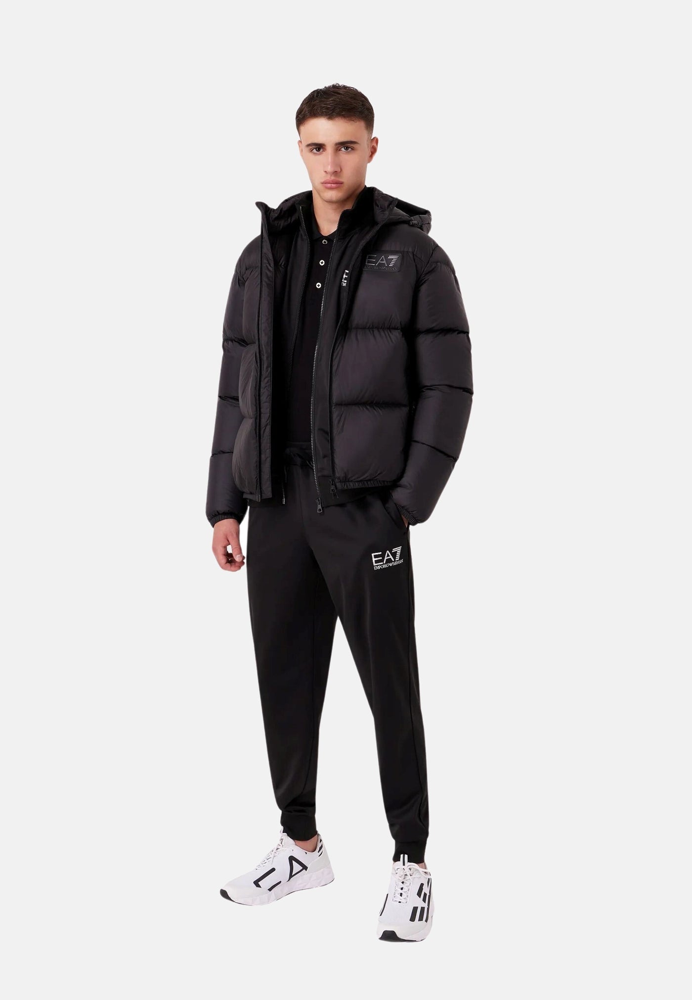 EA7 Emporio Armani Steppjacke aus irisierendem Funktionsgewebe