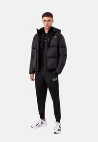 EA7 Emporio Armani Steppjacke aus irisierendem Funktionsgewebe