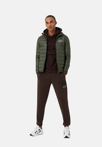 EA7 Emporio Armani Core Identity Steppjacke mit Kapuzenkragen