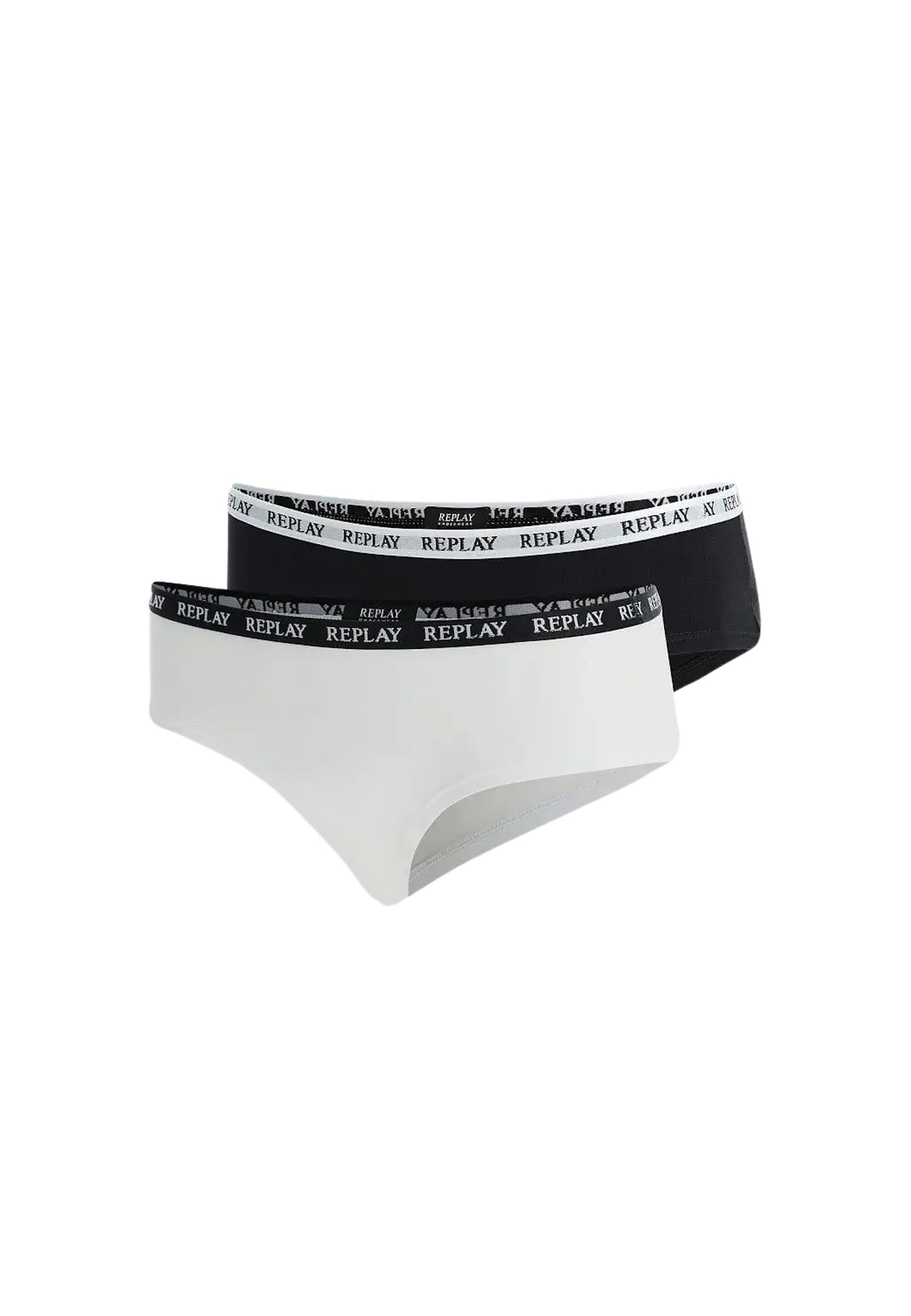 Replay Damen-Slip mit Logo-Bund 2er Pack