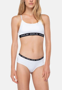 Replay Damen-Slip mit Logo-Bund 2er Pack