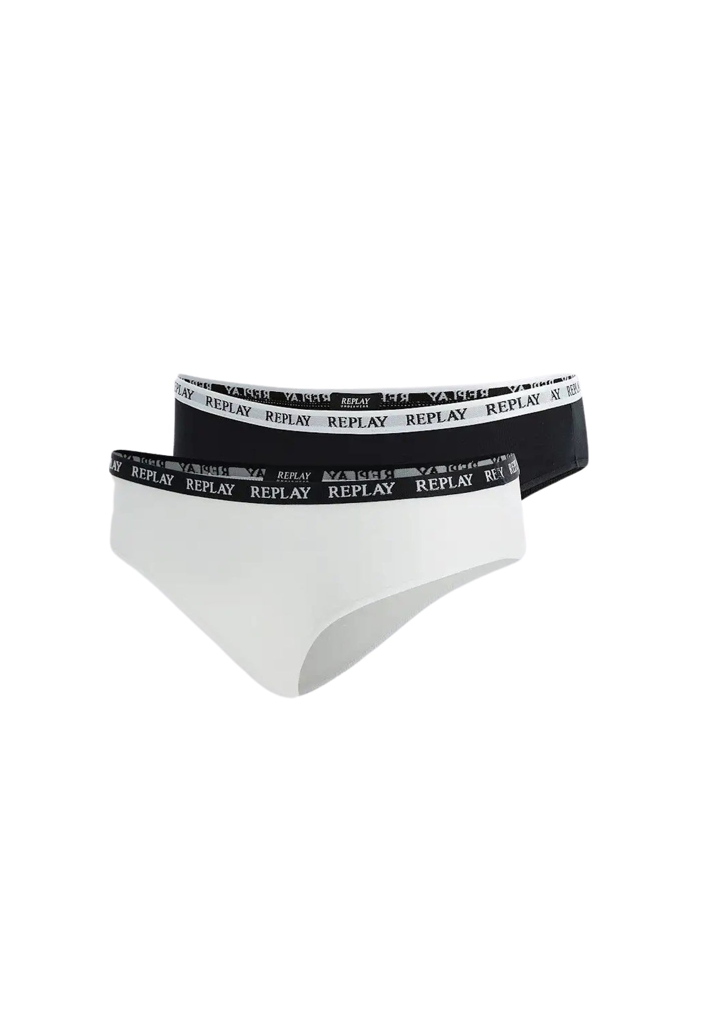 Replay Damen-Slip mit Logo-Bund 2er Pack