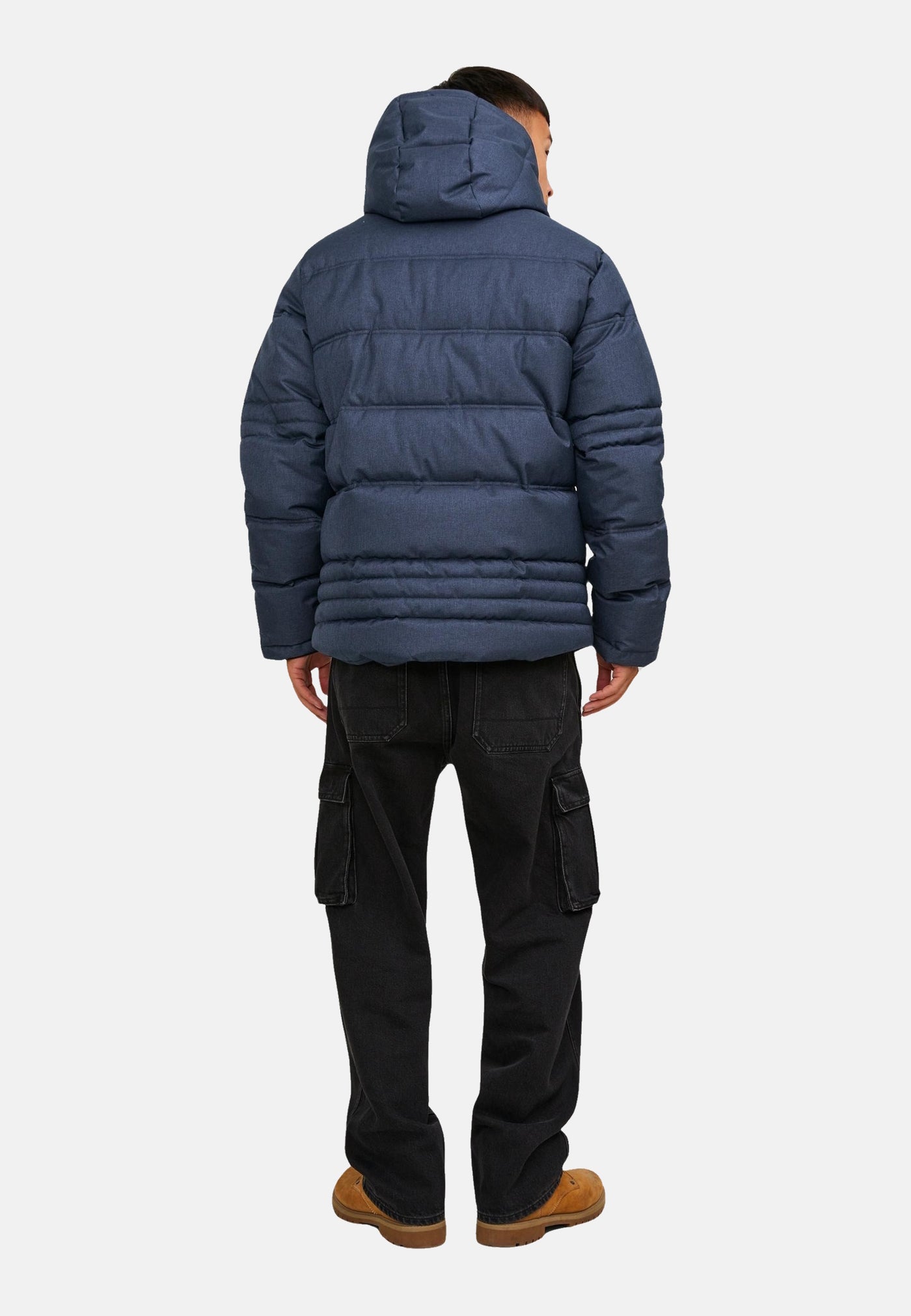 Jack & Jones YOG Steppjacke mit Kapuze und Reißverschluss