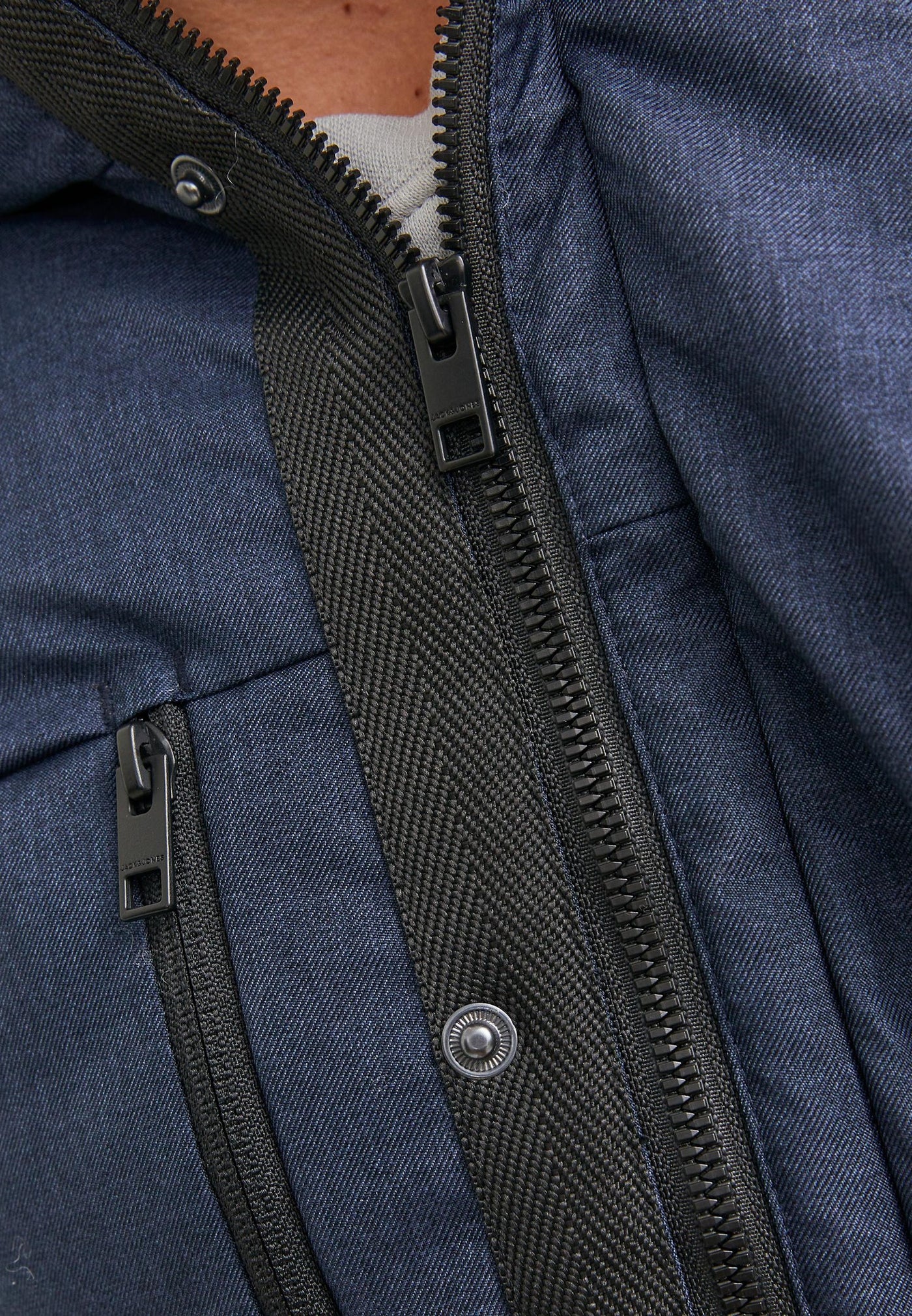 Jack & Jones YOG Steppjacke mit Kapuze und Reißverschluss
