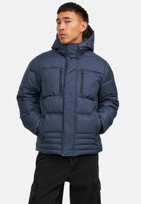 Jack & Jones YOG Steppjacke mit Kapuze und Reißverschluss