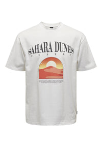 Only & Sons Boston Kurzarmshirt mit Frontprint Relaxed Fit