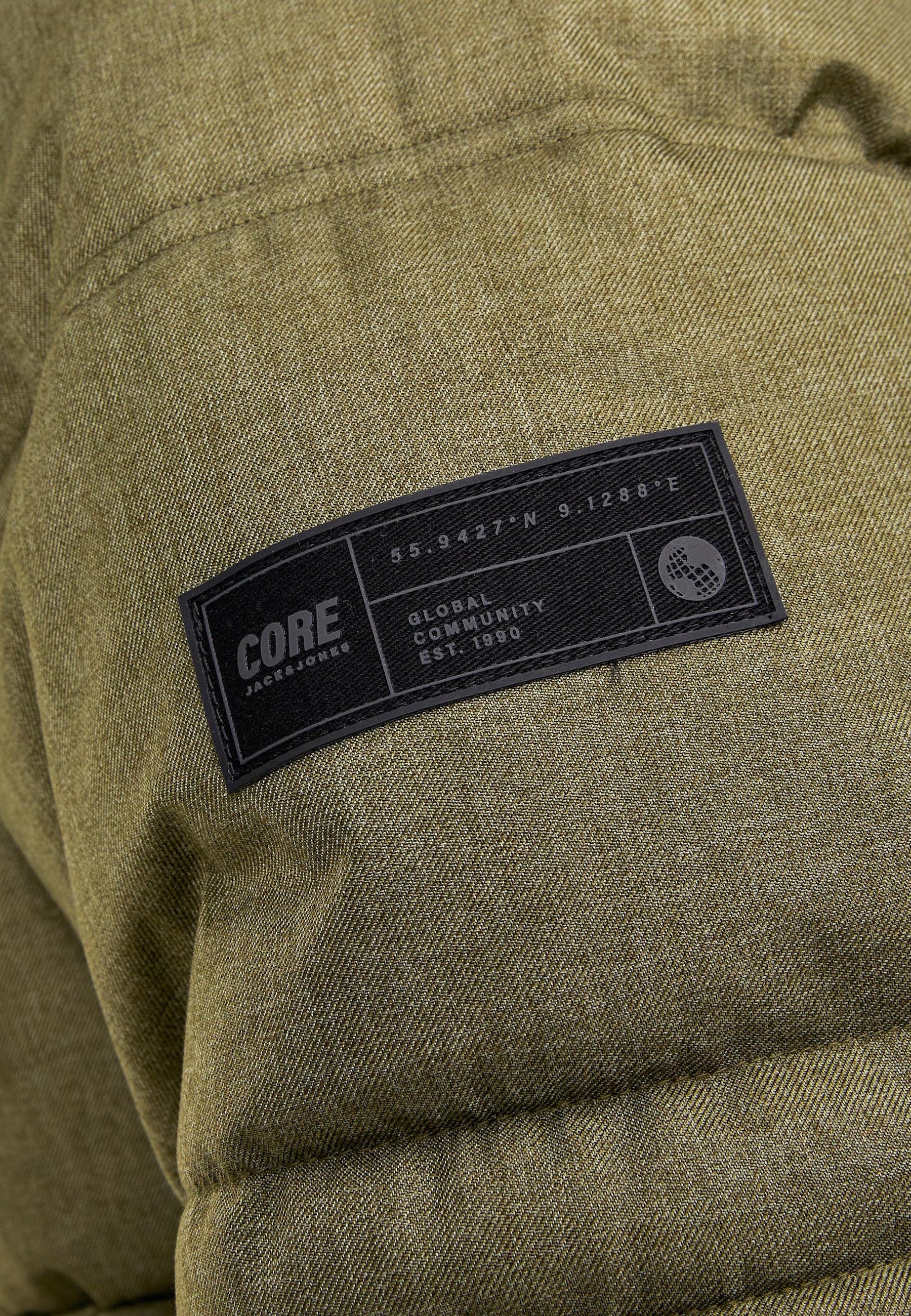 Jack & Jones YOG Steppjacke mit Kapuze und Reißverschluss