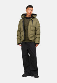 Jack & Jones YOG Steppjacke mit Kapuze und Reißverschluss