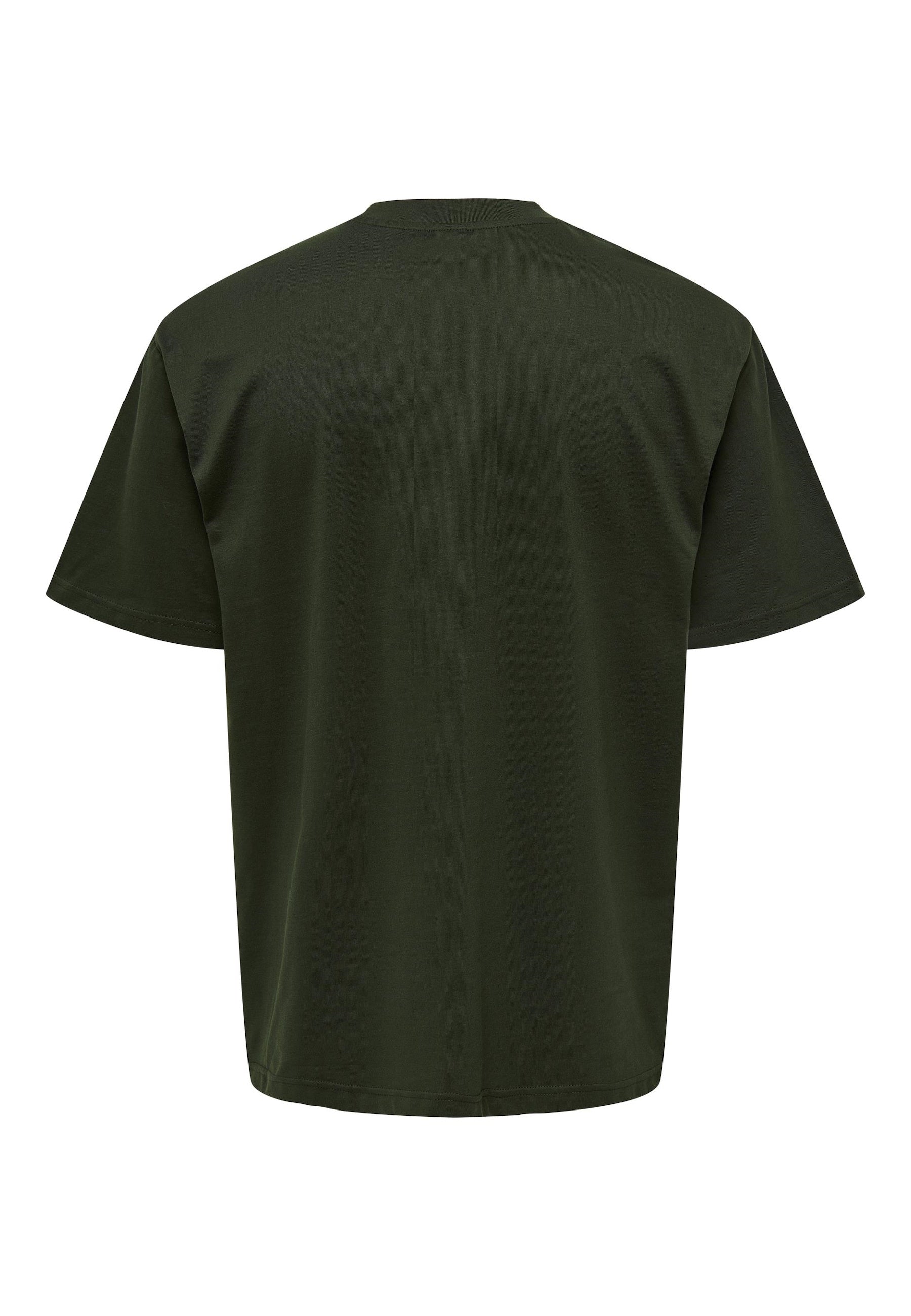 Only & Sons Boston Kurzarmshirt mit Frontprint Relaxed Fit