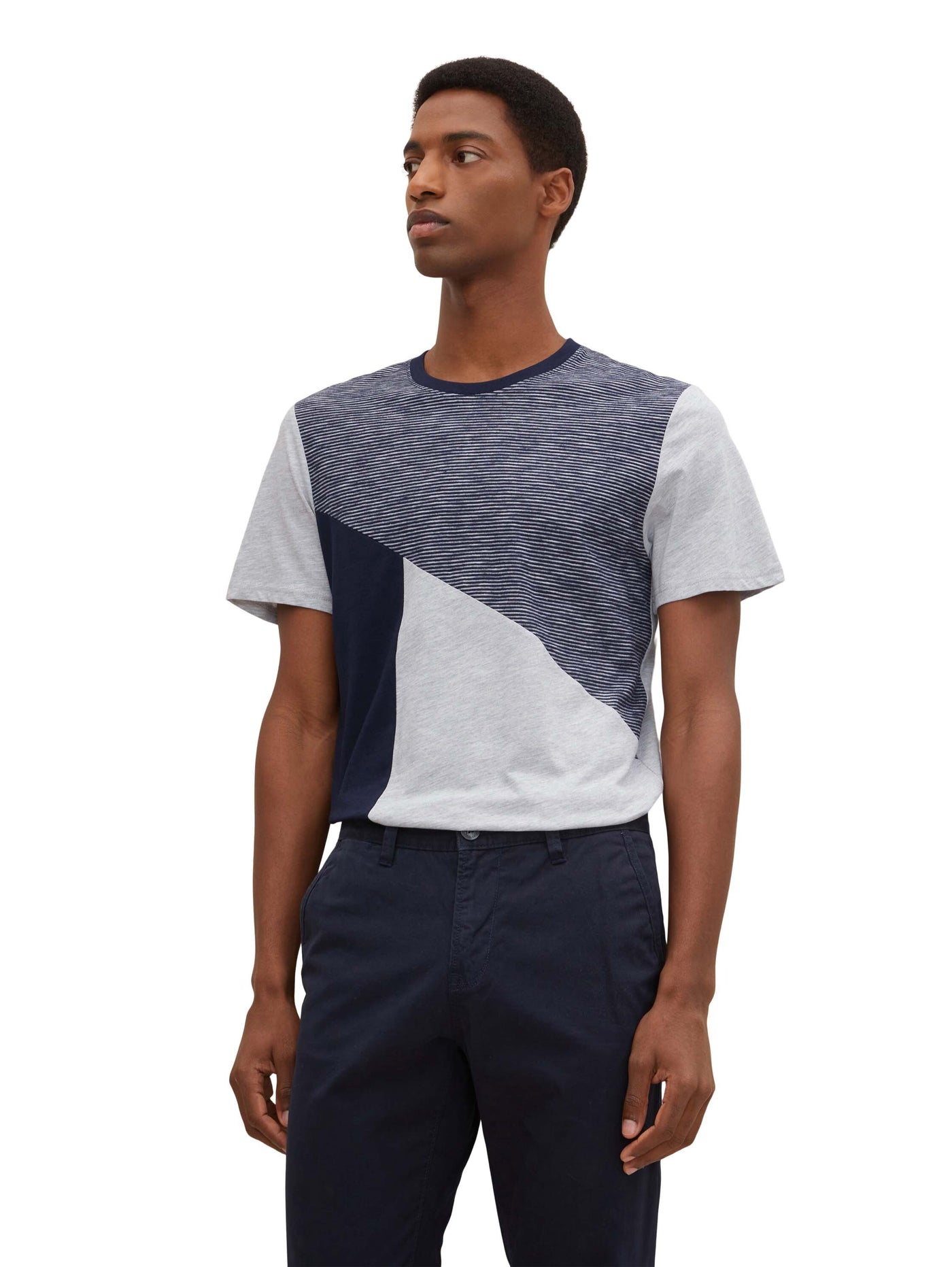 Tom Tailor T-Shirt mit Rundhalsausschnitt und Streifenmuster