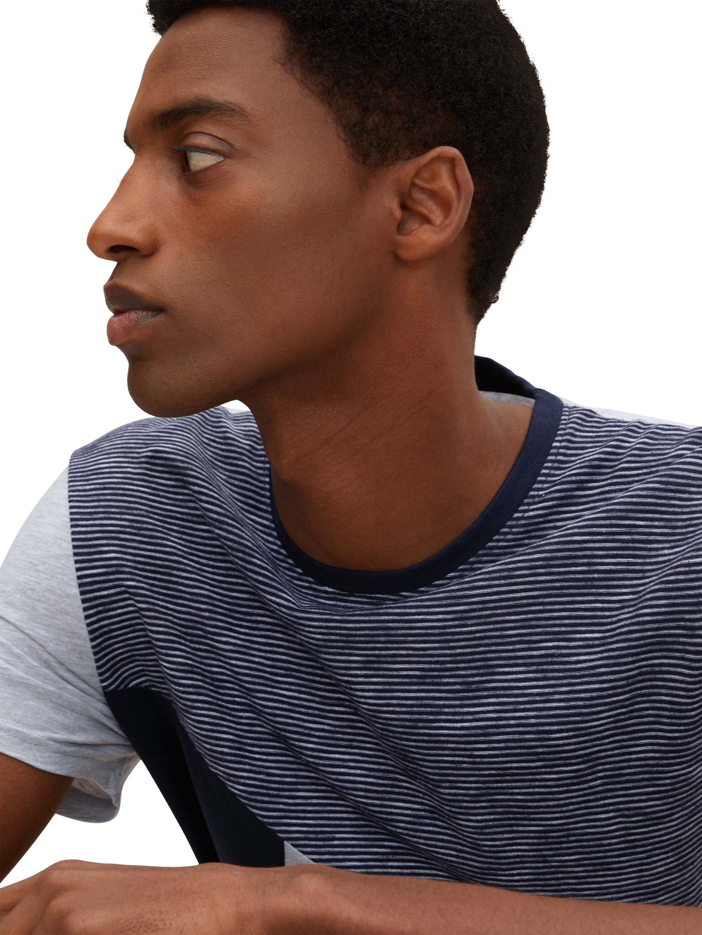 Tom Tailor T-Shirt mit Rundhalsausschnitt und Streifenmuster