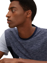 Tom Tailor T-Shirt mit Rundhalsausschnitt und Streifenmuster