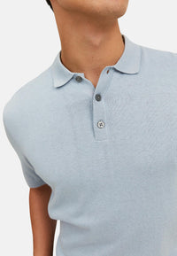 Jack & Jones EMIL Gestricktes Kurzarmshirt mit Polokragen