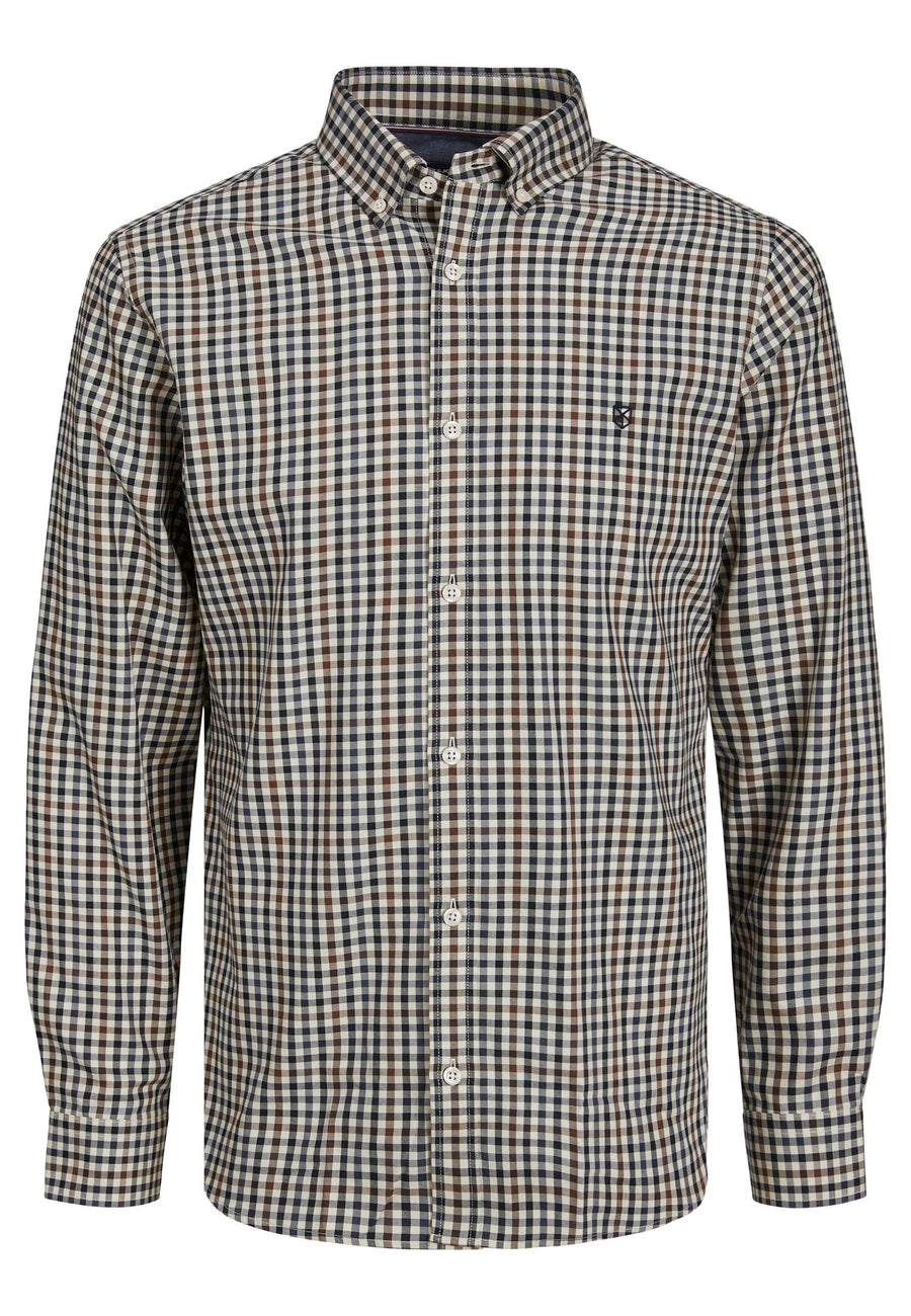 Jack & Jones GREG Slimfit Langarmhemd mit Stickerei