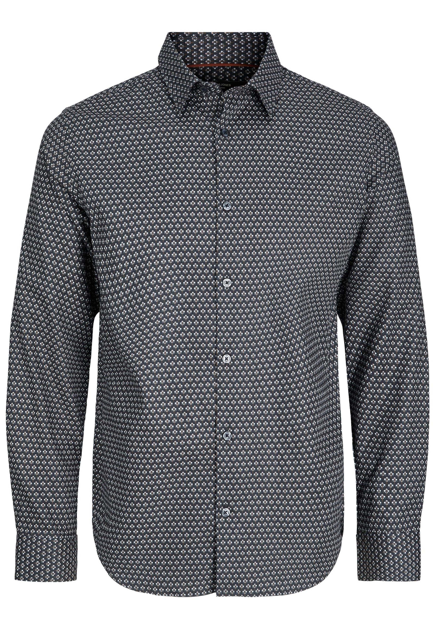 Jack & Jones ARTHUR Comfort-Fit Langarmhemd mit Kent-Kragen